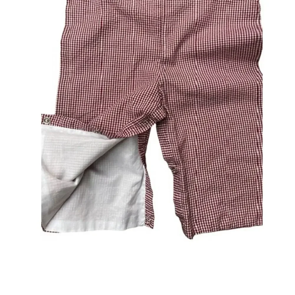 Molly Pop Smocked Gingham Overalls, USC Carolina | 9 mo Baby Outfit